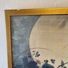 金箔額縁　中の絵はメトロポリタンで購入したポスター大甲橋近く7イレブン新屋敷店で受け渡しの画像
