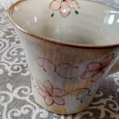 コーヒーカップ&ソーサー　花受け皿の画像