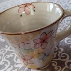 コーヒーカップ&ソーサー　花受け皿の画像