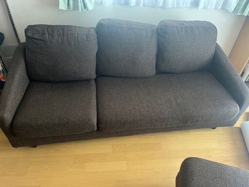 【C-477】ソファー 3人掛け 中古 激安 ブラウンカラー