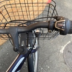 自転車　26インチ　紺色　6段変速　【中古】の画像