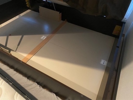 収納付きダブルベット　フレームのみ