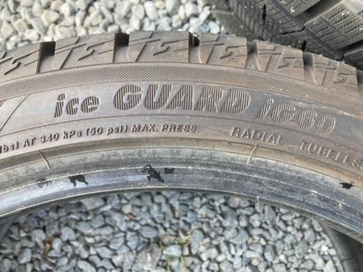 スタッドレス4本　205/45 17 バリ溝