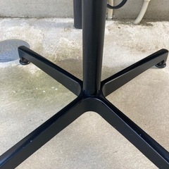 P0235 2掛け用 居酒屋風 無垢 木製テーブル ダークブラウンの画像