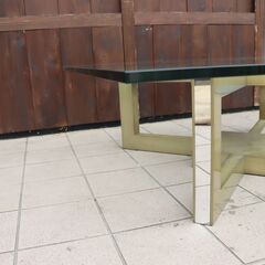 IDC OTSUKA(大塚家具)のデコレ センターテーブルです！スタイリッシュなデザインとグラデーションの美しいバスウッド材がモダンなインテリアのアクセントになるリビングテーブルです♪DD318の画像