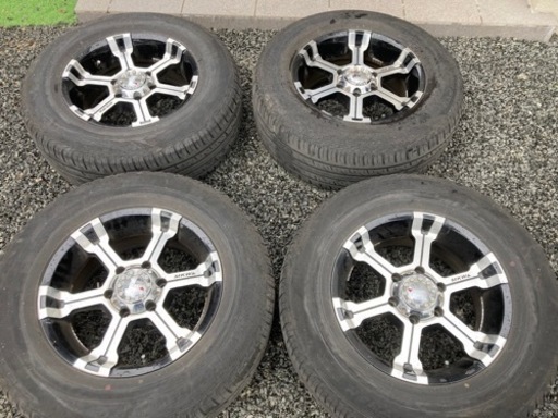 MKWホイール　ダンロップ17インチ夏タイヤ　プラド