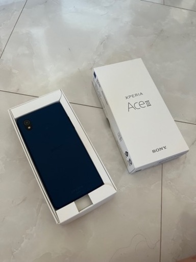 【新品】Xperia Ace III ブルー 64 GB 防水