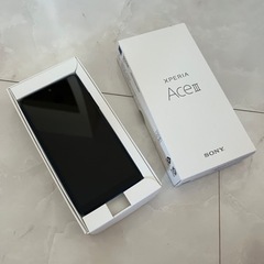 【新品】Xperia Ace III ブルー 64 GB 防水の画像