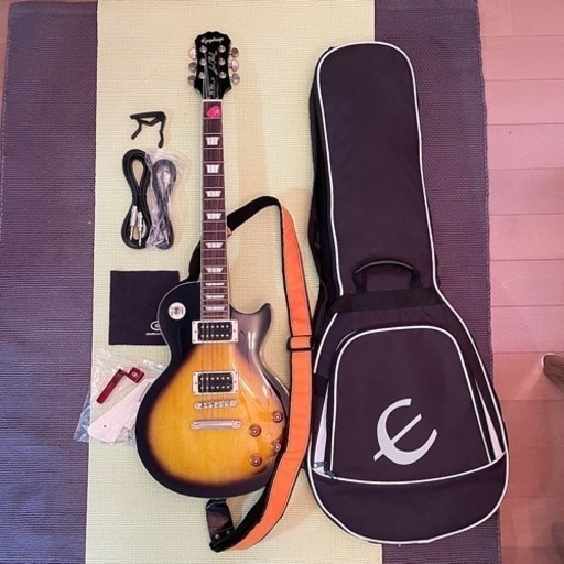 目黒区【エピフォンのギター】ソフトケース・スタンド付き
