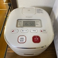 シャープ　マイコン　炊飯器　３合