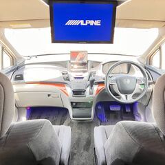 神奈川【自社ローン】保証人無可★全国対応★オデッセイ【Mファインスピリット】車高調/社外19インチAW/社外F・Rバンパー/フルセグ/Bカメラ/ALPINEナビ・Fダウンモニター/ETC/デジタルインナーミラー/NOBLESSEマフラー/前後ドラレコ/HIDの画像