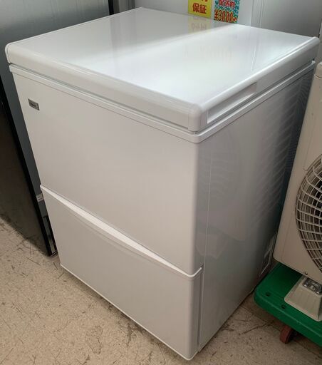 Haier/ハイアール 2ドア冷凍庫 上開き＋引き出し チェストタイプ 110L JF-ND110F 2017年製【ユーズドユーズ名古屋天白店】JO6-19