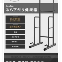 YouTen ぶら下がり健康器　懸垂マシン　マット付きの画像