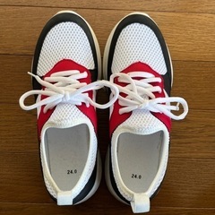 レディース スニーカー 24.0㎝の画像