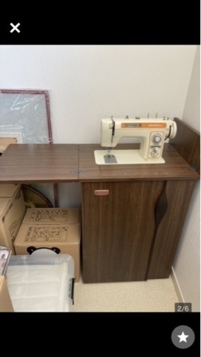 ブラザー台付ミシン　椅子付き