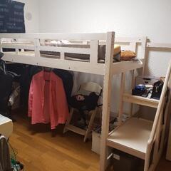 ロフトベッド(階段付き)の画像