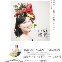 HANANINGEN撮影体験会
