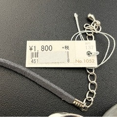 未使用　ネックレス　グレーの画像