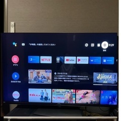 【極美品・使用時間/少ない】SHARP／Android テレビ・...