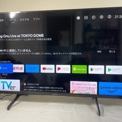 SONY 4K液晶テレビ 43V型 2021年製 Android テレビ KJ-43X8000H BRAVIA 地デジ リモコン付 ソニー ブラビア