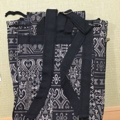 【新品】刺し子ゴブラン風リュック　定価￥2178の画像