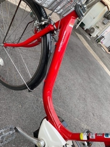 ヤマハ電動自転車。新品バッテリー8.9ah