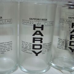 サッポロビール HARDYグラス4個/ピエールカルダングラス2個/ビアーグラスの画像