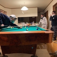 ビリヤード台🎱競技用サイズ9フィートの画像