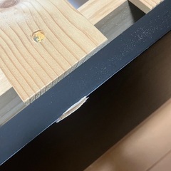 ベッド　シングル　シングルベッド　すのこ　コンセント　すのこベッド　ニトリ ベッドフレーム パイン材  黒の画像