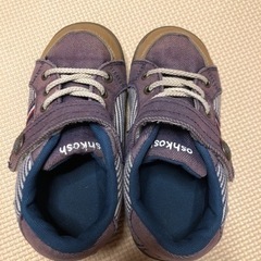 【美品】*.17㎝/デニム/ストライプ/スニーカー*.+おしゃれ靴★お出掛け靴★キッズ★ベビーの画像