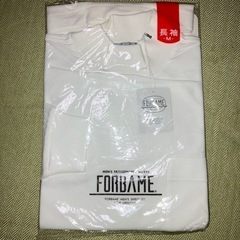 長袖Tシャツ ポケット付き Mサイズ黒 Mサイズ白 薄手 二枚セットの画像