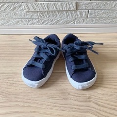 【美品】プーマ ベビーバスケットキャンバス(13cm)の画像