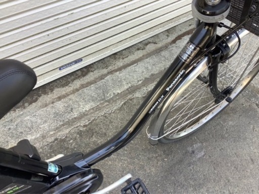 38パナソニック新機種電動アシスト自転車viviDX  ブラックボディー