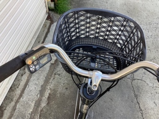 38パナソニック新機種電動アシスト自転車viviDX  ブラックボディー