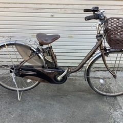 41パナソニック新機種電動アシスト自転車viviDX 26インチブラウンボディー