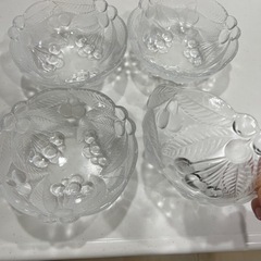 昭和レトロ　ガラスボウル　さくらんぼの画像