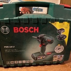値引可！BOSCH 18V充電池 充電器セット　おまけつきの画像
