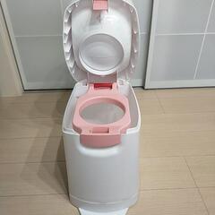 オムツポット　おむつ用ゴミ箱　カセット不要の画像