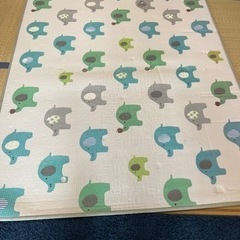 マット☆ぞうさんマット☆木目調マット②