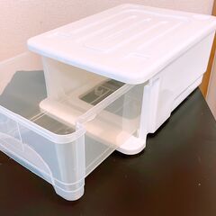 収納ケース（IKEAのBOXともうひとつセット）の画像