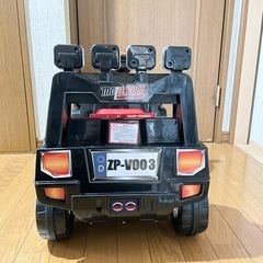 子供用電動ミニカー 電動乗用ラジコンカー ハマー ブラックの画像