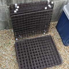 ワイヤーネット30枚 茶色 (ダイソー)