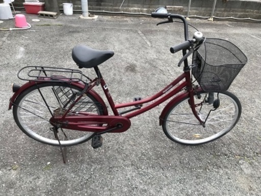 24インチ 婦人用 ショップ お引き取り限定婦人用自転車24インチ 前後