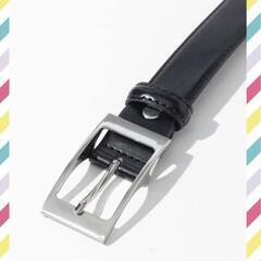 【♡新品♡】　スクエア バックル ベルト ブラック メンズ シンプル