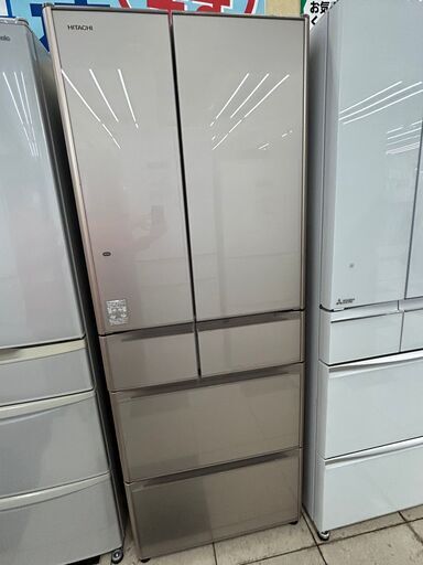 【引取限定】日立 R-xG5100G 冷蔵庫 505L 2017年 中古品【小倉南区葛原東】