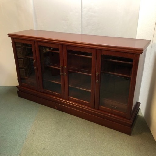 昭和レトロ　ヴィンテージ飾り棚　キャビネット　リビングボード