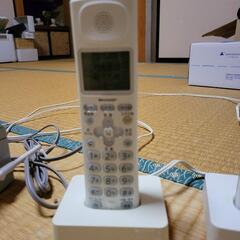 UX-D33CW  sharp fax電話　子機2台セットの画像