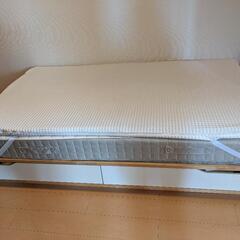 IKEA ゼミダブル ベッドマットレスとベッドフレームのセット