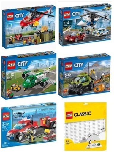 LEGO、レゴ、シティ、黄色アイディアボックス、大量セット