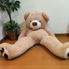 【無料でお譲りします】大きいくまのぬいぐるみ　